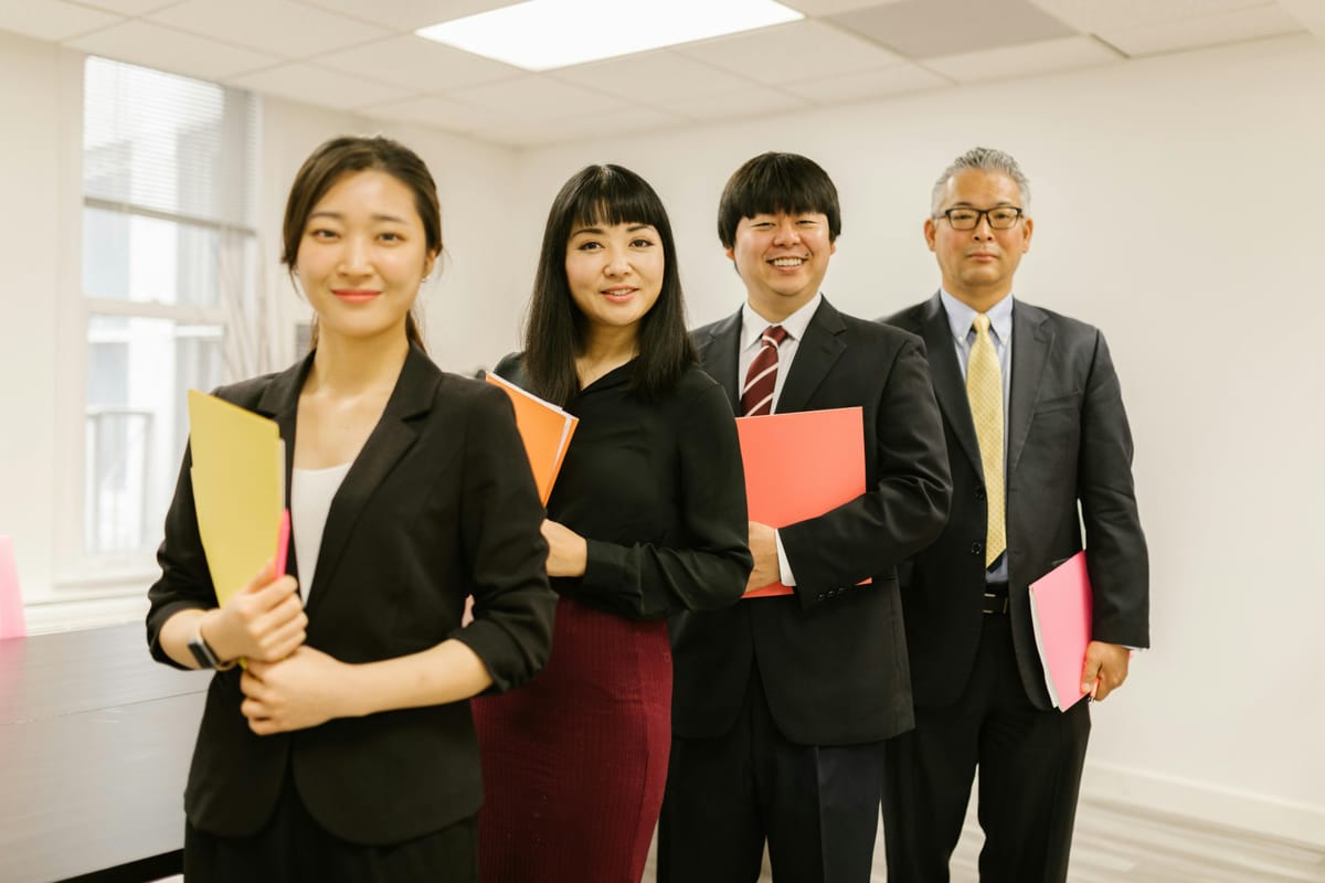 Group photo of professionals.