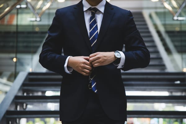 Image of smart recruiter wearing a suit.